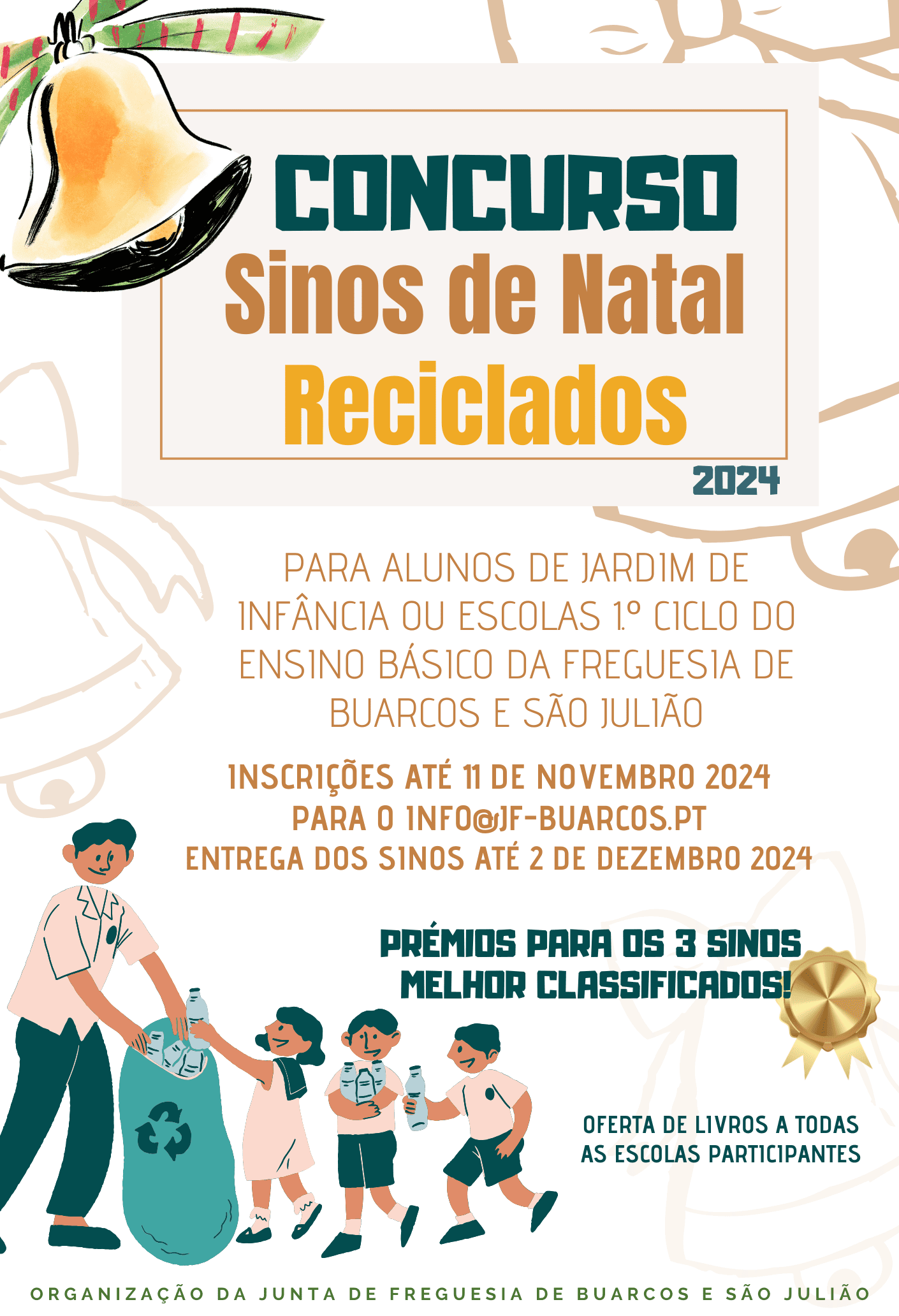 CONCURSO DE SINOS DE NATAL RECICLADOS 2024